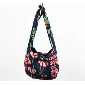 Upcycling Silk Bag Bobby Alice Marine Navy