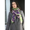 XL Wool Scarf Sulipa Purple Prune