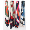 XL Wool Scarf Vibrations Kaki