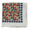Carré Coton Ondine Marine