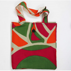 Upcycling Bag Cosmopolis Orange