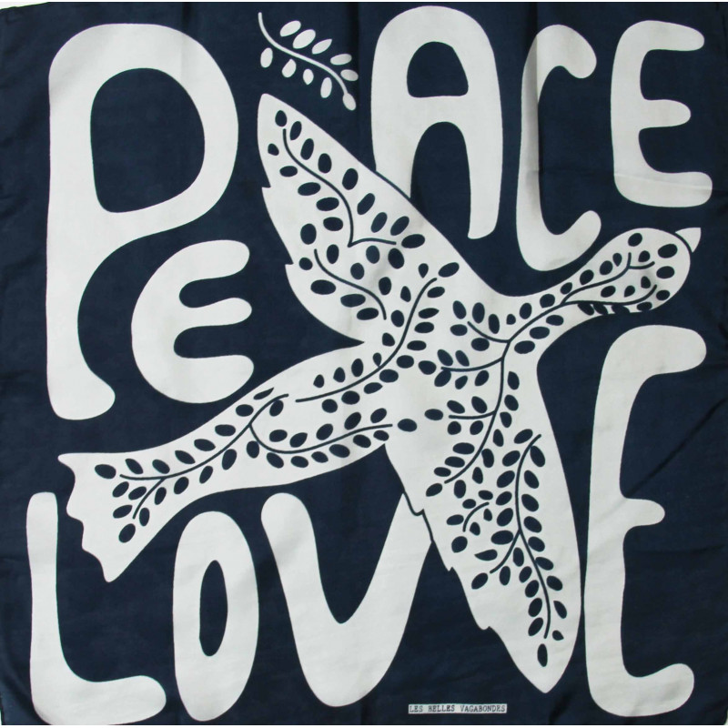 Mini Peace and Love Marine Navy