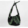 Sac Bobby en Soie Peace and Love Kaki