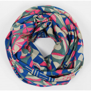 Foulard Coton Bio Bergen Rose Pink