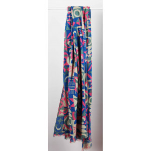 Foulard Coton Bio Bergen Rose Pink