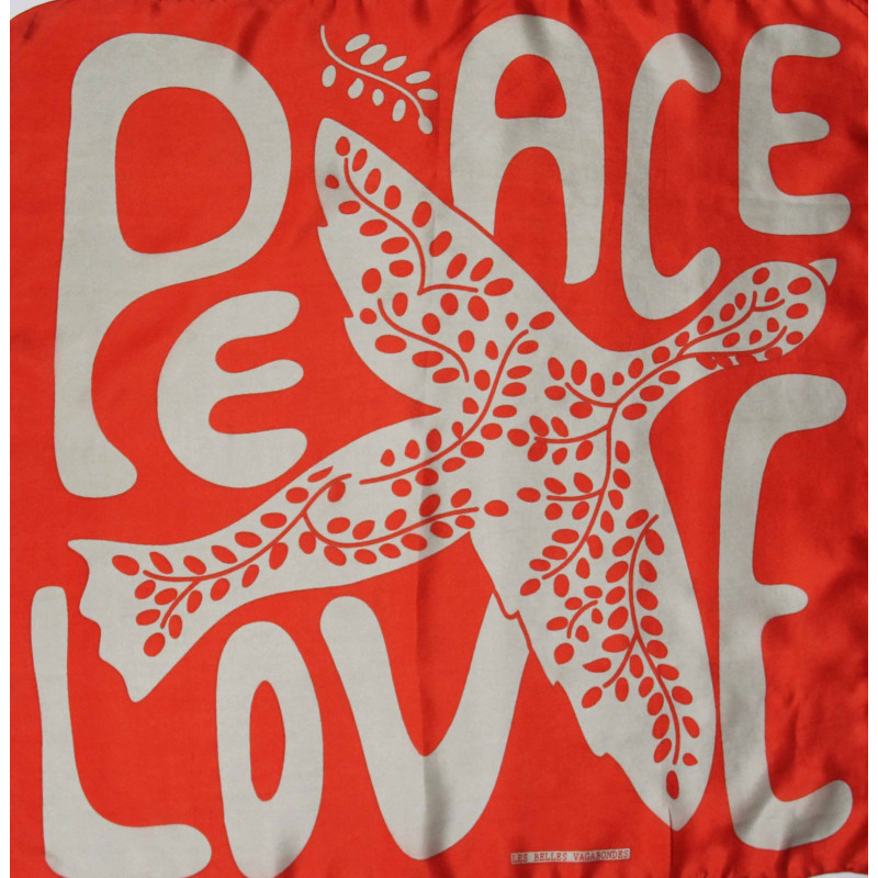 Mini Peace and Love Orange