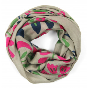 Echarpe Laine Yvonna Fuchsia