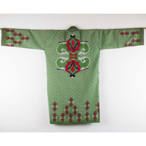 Kimono Long Voluta Kaki