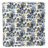 Carré Coton Malmo Marine Navy