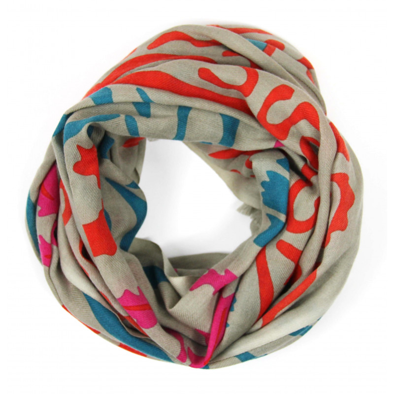 Echarpe Laine Indira Orange