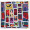 Carré Coton Holidays Prune