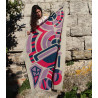 Foulard Coton Bio Cosmopolis Lavender