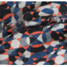 Wool Square Partition Marine Navy 