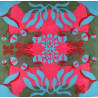 Wool Square Abysse Rouge