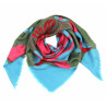 Wool Square Abysse Rouge