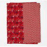 Foulard Coton Bio Kohana Rouge Red