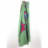 Foulard Coton Bio Ichimatsu Vert Green