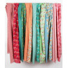 Foulard Coton Bio Kohana Fuchsia Orange