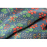 Wool Square Agata Bleu Blue