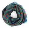 Wool Square Agata Bleu Blue