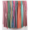Foulard Coton Bio Pivoine Turquoise