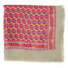 Wool Square Valentine Rose Pink