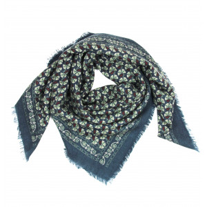 Wool Square Valentine Marine