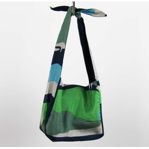 Upcycling Silk Bag Bobby Vivaro Green