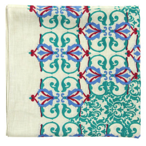 Carré Coton Palazzo Pitti Vert Green