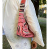 Upcycling Silk Bag Bobby Forget me not Pink