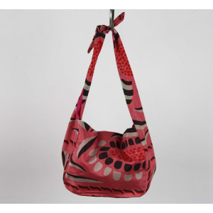 Upcycling Silk Bag Bobby Forget me not Pink