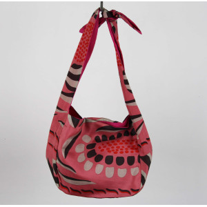 Upcycling Silk Bag Bobby Forget me not Pink
