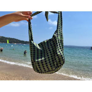 Upcycling Silk Bag Bobby Logic Vert Green