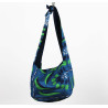 Upcycling Silk Bag Bobby Forget Me Not Vert Green