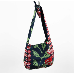 Upcycling Silk Bag Bobby Alice Marine Navy