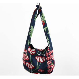 Upcycling Silk Bag Bobby Alice Marine Navy