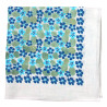 Carré Coton Ondine Bleu Blue
