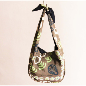 Upcycling Silk Bag Bobby Petrushka Gris