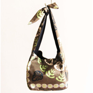 Upcycling Silk Bag Bobby Petrushka Gris
