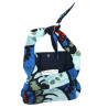 Upcycling Silk Bag Bobby Mogador Bleu