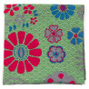 Carré Coton Seigaiha Vert Green