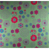 Carré Coton Seigaiha Vert Green