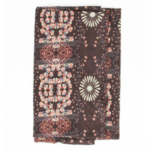 Foulard Coton Bio Ryoko Marron