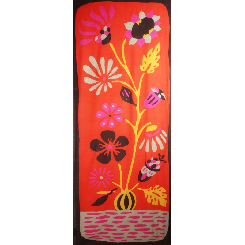 Echarpe Laine Zelie Orange