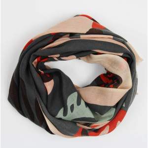Echarpe Laine Zelie Marron