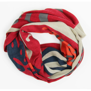 Echarpe Laine Zelie Rouge