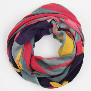 Echarpe Laine Voltige Prune