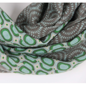 Echarpe Laine Eclat Turquoise
