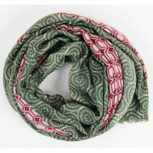 Echarpe Laine Eclat Rouge