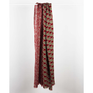 Echarpe Laine Arles Rouge